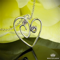 One Heart For Two Diamond Pendant