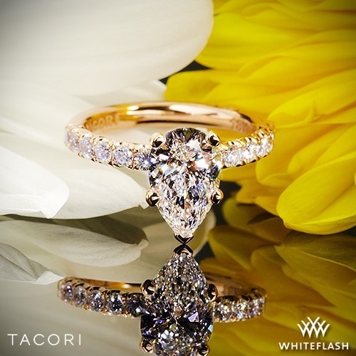 Tacori Pear Shape Diamond Engagement Ring