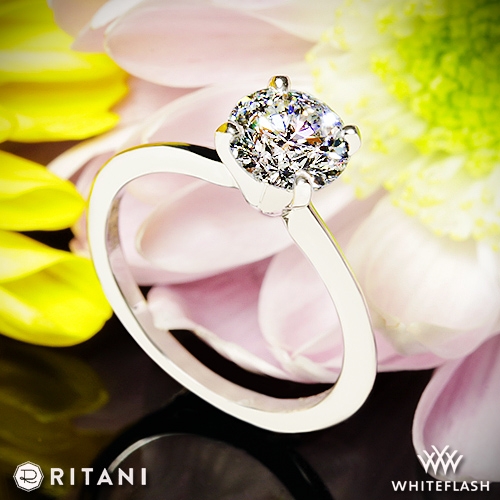 Ritani 1RZ7286 Knife-Edge Solitaire Engagement Ring