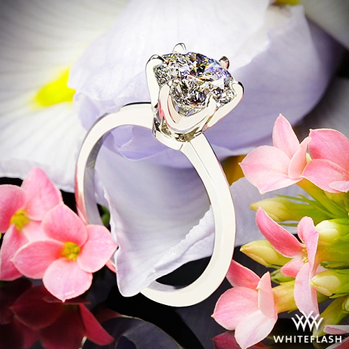 Knife-Edge Solitaire Engagement Ring
