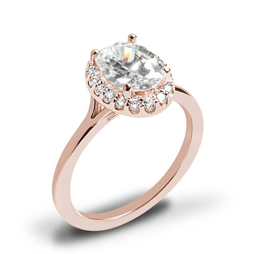 Ritani 1OZ1332 Halo Solitaire Engagement Ring