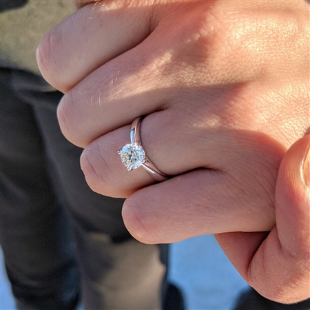 I proposed while hiking and she said yes!!!