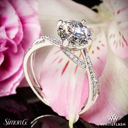 Simon G. MR1394 Fabled Diamond Engagement Ring