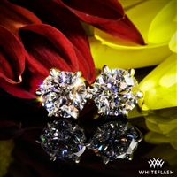 6 Prong Martini Earring Settings