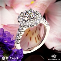 Ritani 1RZ2720 Masterwork Halo Diamond Engagement Ring