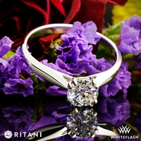 Ritani 1RZ7242 Tulip Cathedral Solitaire Engagement Ring