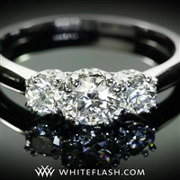 3-Stone Diamond Engagement Ring 