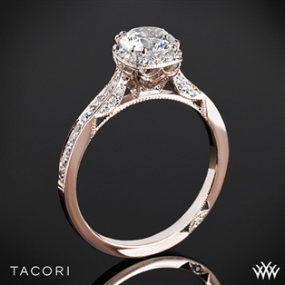 Tacori 2620RDP Dantela Crown Diamond Engagement Ring