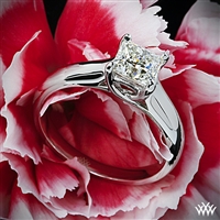 X-Prong Solitaire Engagement Ring for Princess