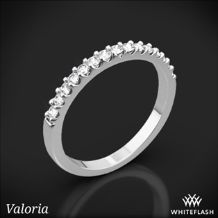 Valoria Petite Shared Prong Diamond Wedding Ring