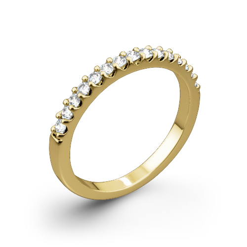 Valoria Petite Shared Prong Diamond Wedding Ring