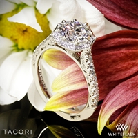 Tacori Petite Crescent Diamond Engagement Ring