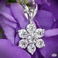"Flower Cluster" Diamond Pendant