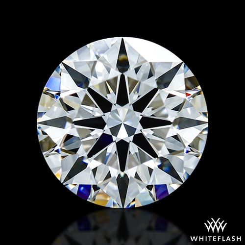 A CUT ABOVE Hearts and Arrows Round Diamond