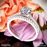 Valoria Cathedral Diamond Engagement Ring