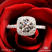 Danhov LE125H Per Lei Diamond Halo Engagement Ring
