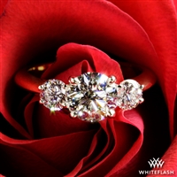 Ritani 1RZ1015P Three Stone Engagement Ring