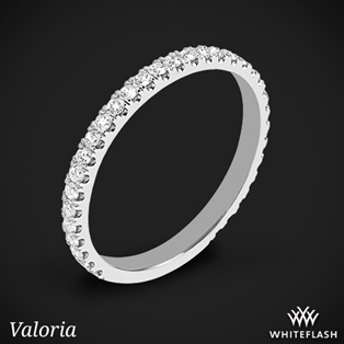 Valoria Cathedral French-Set Diamond Wedding Ring