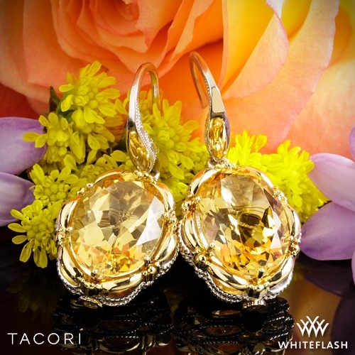 Tacori SE134Y04 Color Medley Citrine Dangle Earrings