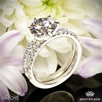 Vatche 1533 Charis Pave Diamond Wedding Set