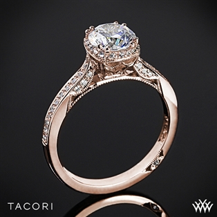 Tacori 2620RDP Dantela Crown Diamond Engagement Ring