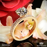 Simon G. PR108 Classic Romance Diamond Engagement Ring