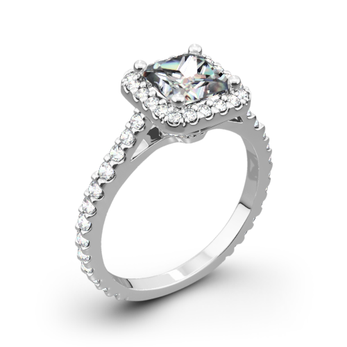 Valoria Amphora Diamond Engagement Ring for Princess