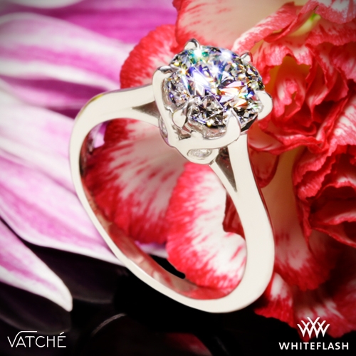 Vatche 191 Swan Solitaire Engagement Ring