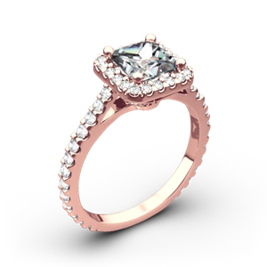 Valoria Amphora Diamond Engagement Ring for Princess