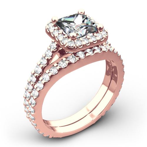Valoria Amphora Diamond Wedding Set for Princess