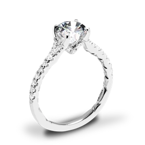 A. Jaffe ME3001QB Diamond Engagement Ring