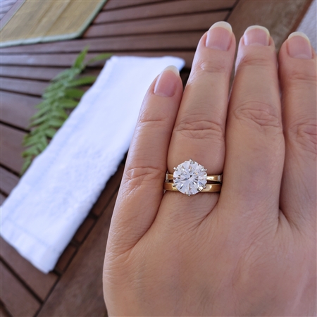Only a diamond this beautiful could begin to match the relationship I have. 