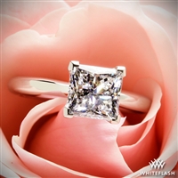 Classic 4 Prong Solitaire Engagement Ring for Princess
