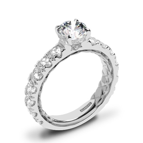A.Jaffe MECRD2348Q/245 Modern Diamond Engagement Ring