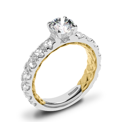 A.Jaffe MECRD2348Q/245 Modern Diamond Engagement Ring