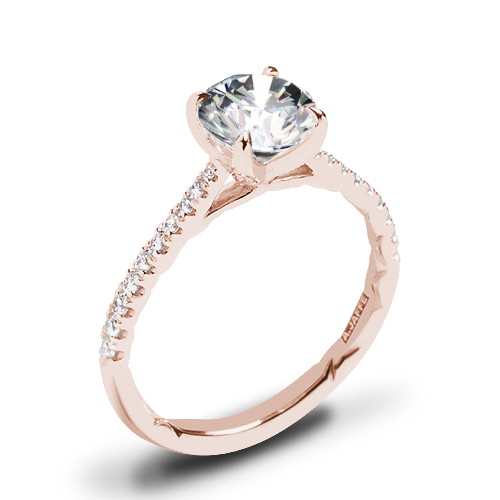 A. Jaffe MECRD2765Q/147 Pave Diamond Engagement Ring