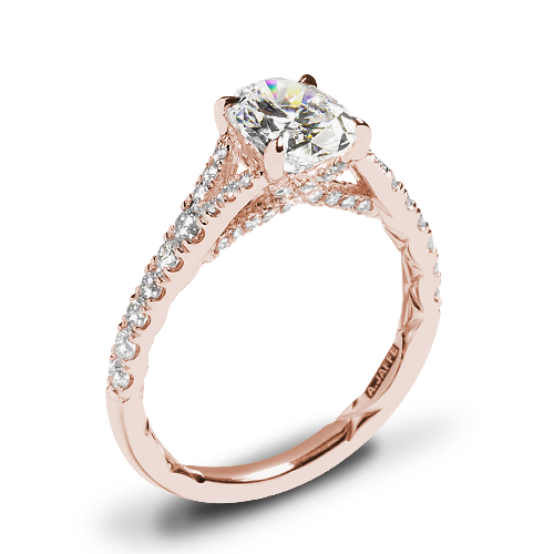 A. Jaffe MECOV2776Q/199 Oval Cut Pave Diamond Engagement Ring