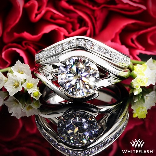 Iris Solitaire Engagement Ring