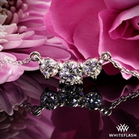 Tandem 3-Stone Diamond Pendant