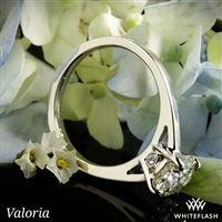 Valoria Flush-Fit Cathedral Solitaire Engagement Ring