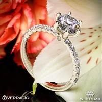 Verragio Semi-Custom Renaissance Solitaire Pave Engagement Ring