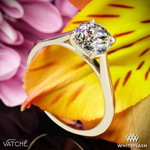 Vatche 1508 Venus Solitaire Engagement Ring