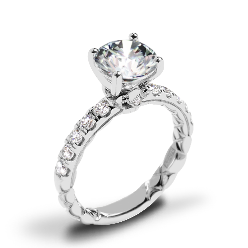 A. Jaffe MECRD2504Q/246 Diamond Engagement Ring