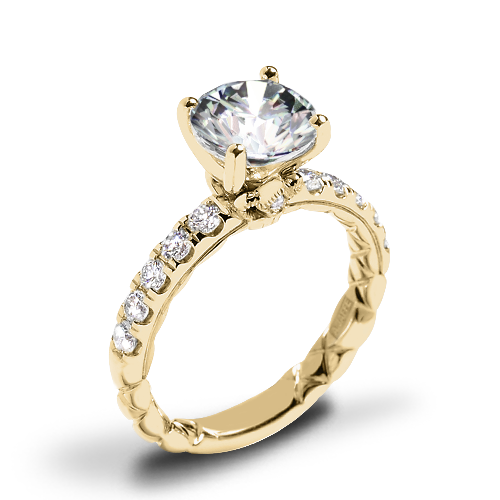 A. Jaffe MECRD2504Q/246 Diamond Engagement Ring
