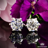 6 Prong Martini Earring Settings