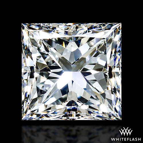 0.704 ct F VS2 Princess Ideal diamond