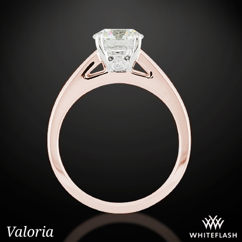 Flush Fit Cathedral Style Diamond Ring 6646