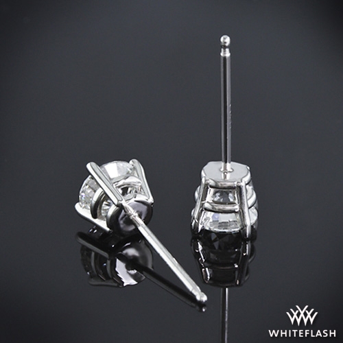 Four-Prong Diamond Basket Earrings--Ready Set To Go | 1352