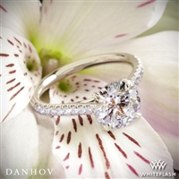 Danhov Classico Single Shank Diamond Engagement Ring