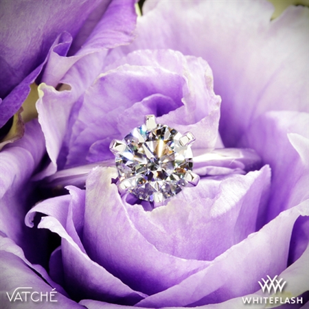 The icy white diamond has a perfect balance of brightness, contrast and scintillation.